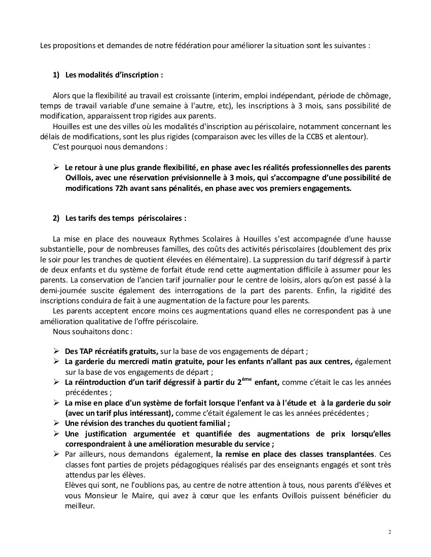 Lettre Mairie Rythmes scolaires 17 Sept 2014-2