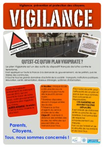 Consignes plan vigipirate