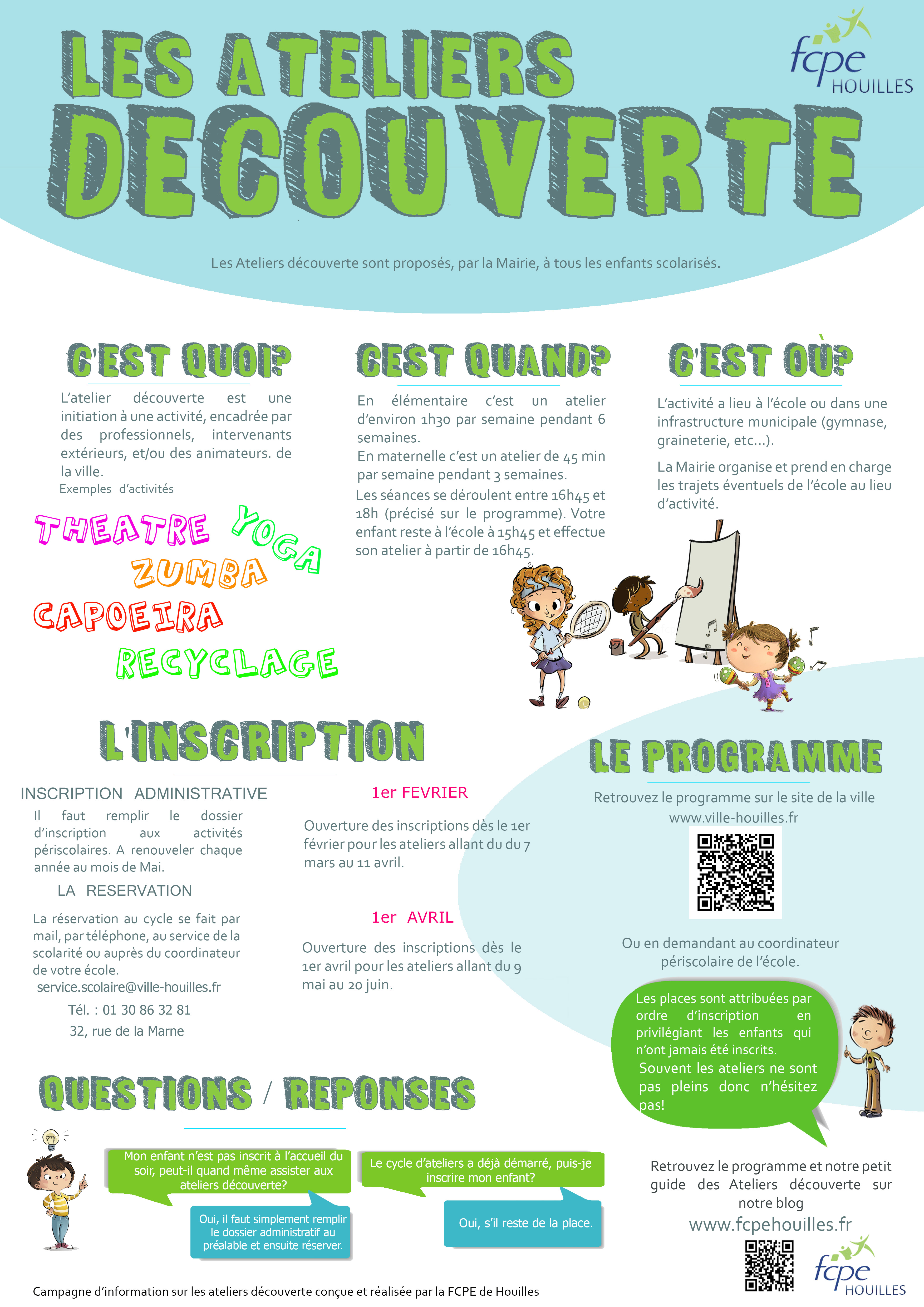 affiche atelier découverte format A4