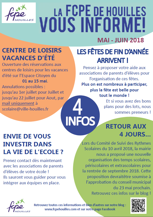 4INFOS_Mai Juin 2018