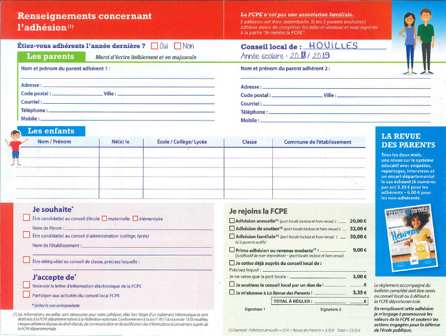 Bulletin Adhésion Houilles 2018_2