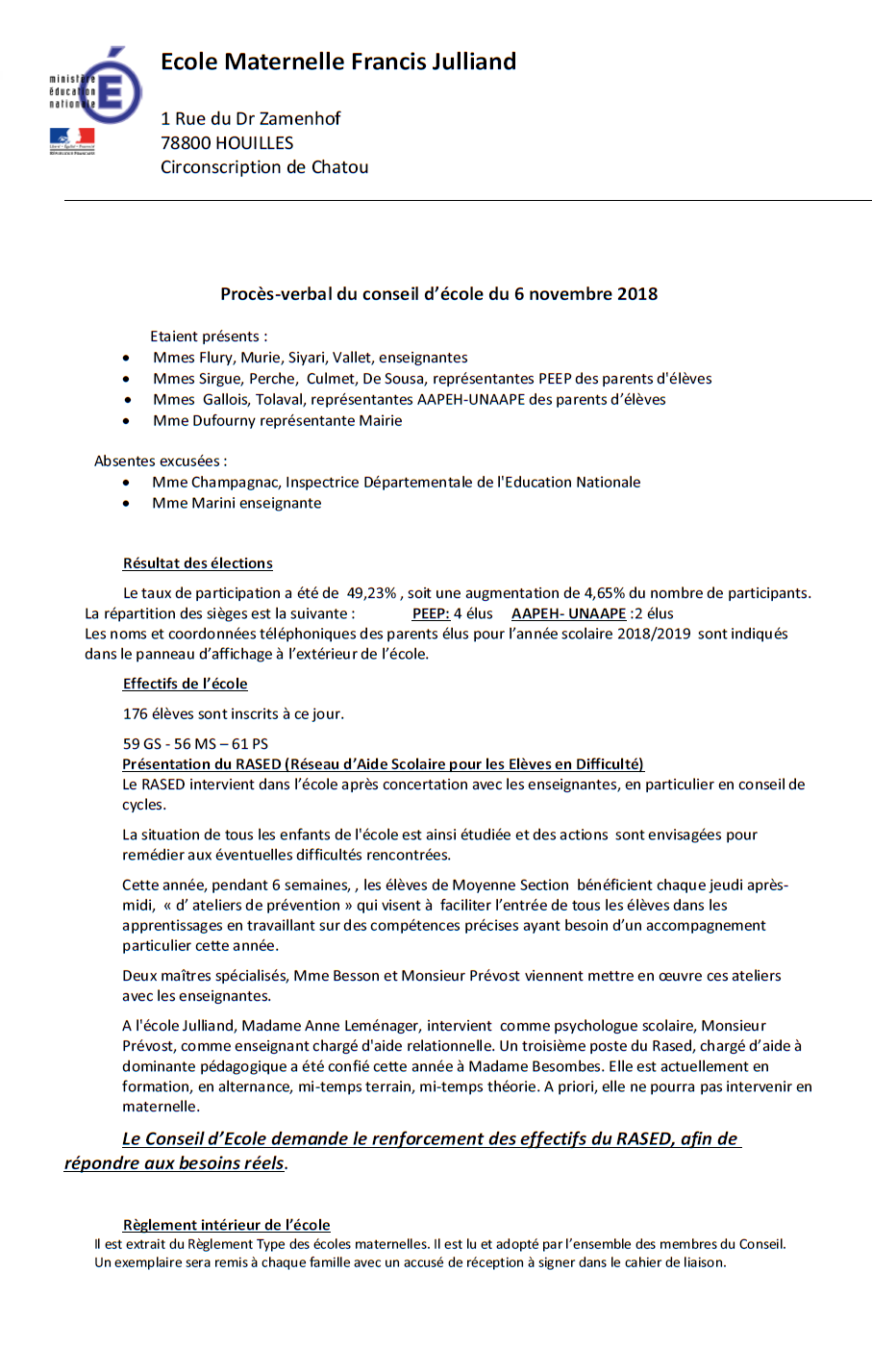 JULLIAND_CR CE N°1_06 novembre 2018_p1